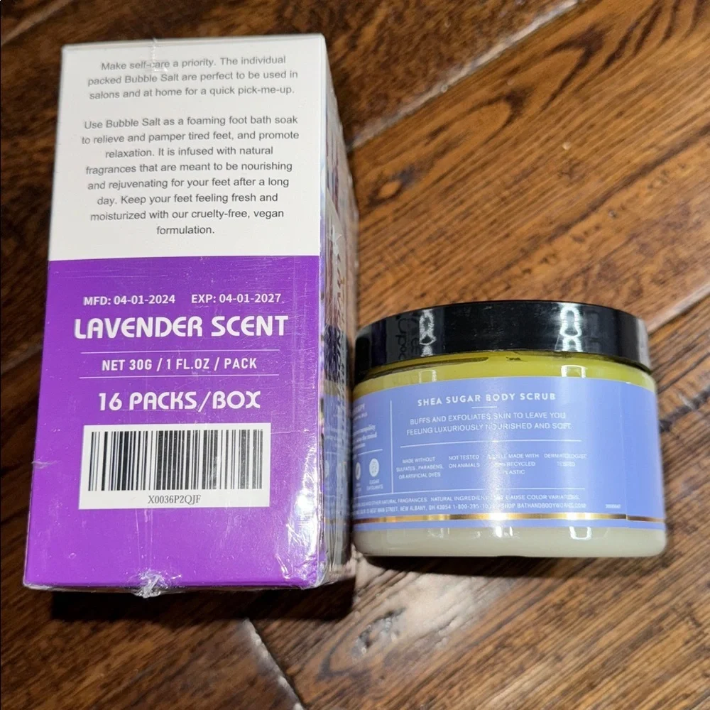 Bubble Salt Lavender Scent - Purple